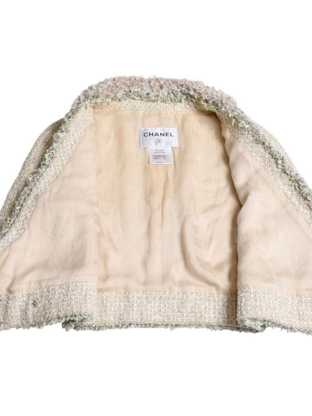 Chanel Set Tweed Jacket Inner Multicolor - Picture 14 of 16